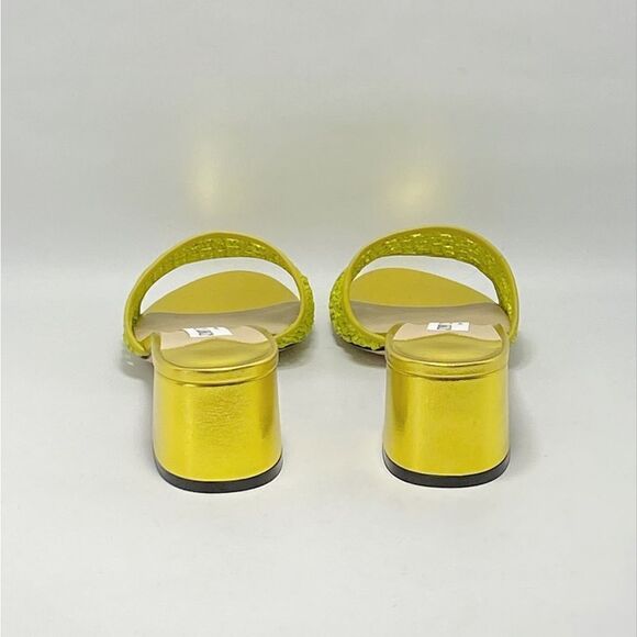 Jimmy Choo Minea Woven Raffia Sandals size 38 - Picture 5 of 12